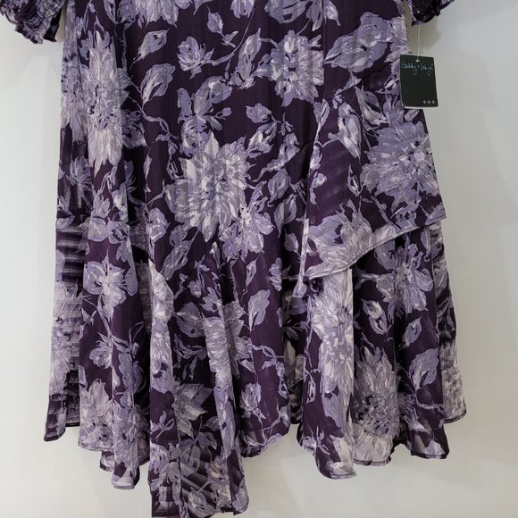 Gabby Skye Floral Wrap Dress - Picture 5 of 11